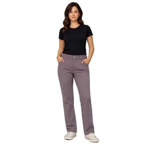 LR1303 Lila Ryan Petite Pants Womens 14P Gray Straight Leg Dress Pants